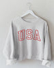 USA CROP SWEATER
