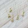 Bubble Letter Necklace | Rhinestone