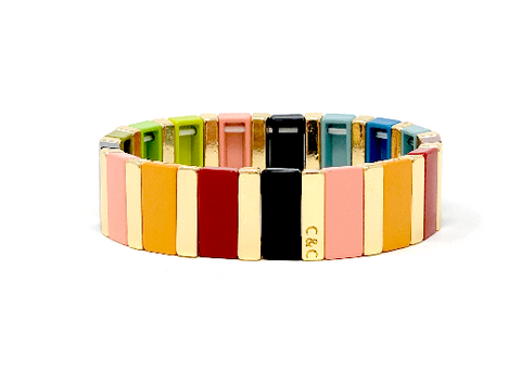 Nikki - Large Rainbow/Gold
