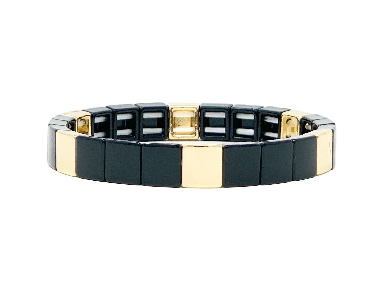 Nikki - Black\Gold Square