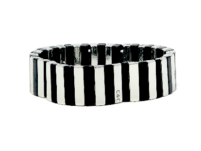 Nikki - Large Silver/Black