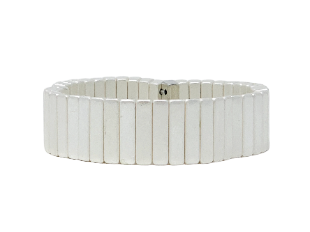 Nikki - Large Frosted Silver