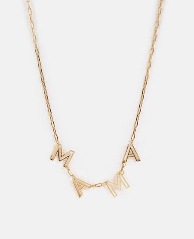 MAMA flat necklace