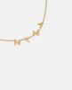 MAMA flat necklace
