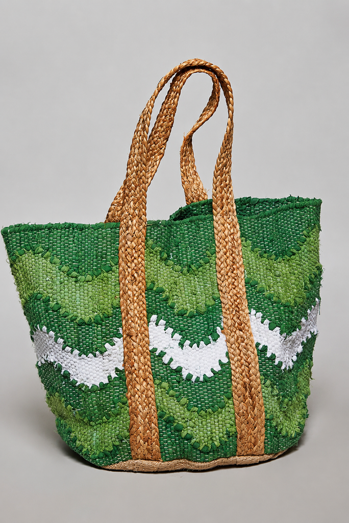 PRE ORDER- Green Wave Tote bag