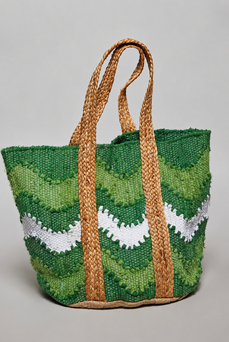 PRE ORDER- Green Wave Tote bag