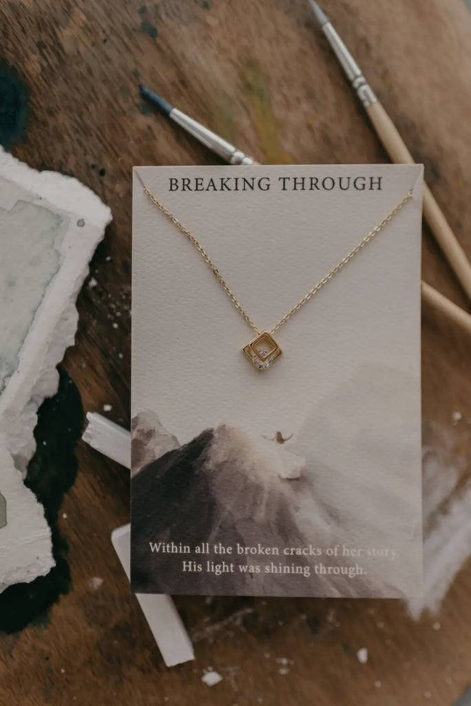 Breaking Through Necklace