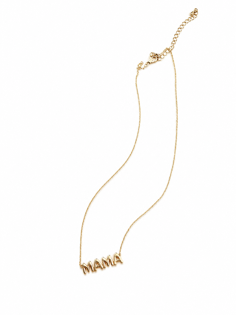 MAMA bubble flat necklace